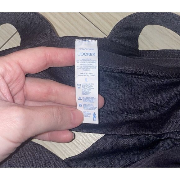 Jockey Seamless Longline Bra Lined Pullover Womens L Large Gray - Picture 5 of 5